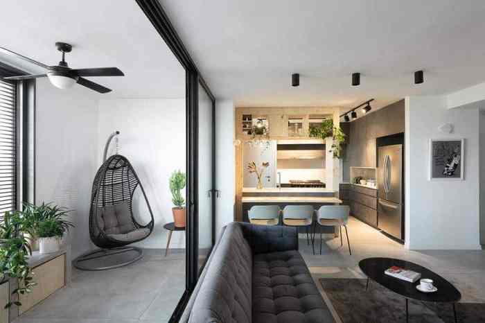 Apartment modern urban minimalist functional interior studio dreamt spacious tenants light full
